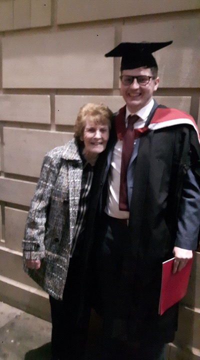 Patrick and his grandmother